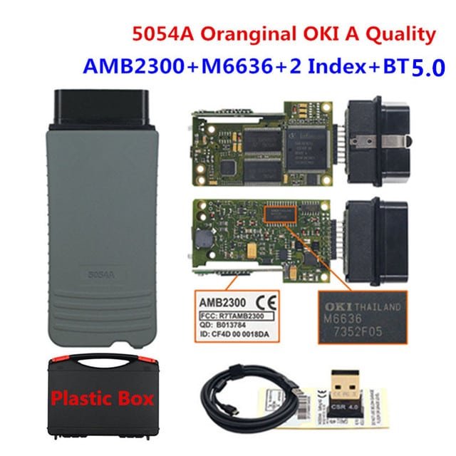 OKI 5054A V6.2.0 Compatible Bluetooth AMB2300 5054 Puce complète Soutien UDS 6154 WIFI V7.1.1 Automatique OBD2 Outil de Diagnostic 6154A VAS 6154 – VAS 5054 – VXDIAG – Compatible ODIS S ODIS E