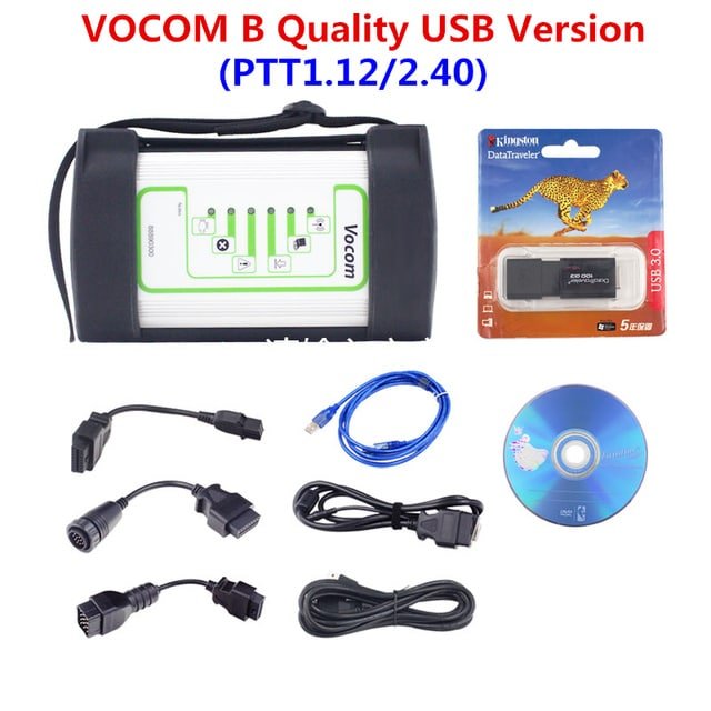 Interface de mise à jour en ligne Vocom 88890300 pour outil de Diagnostic de camion Volvo, calibrage et programmation pour UD/Mack/Volvo Vocom