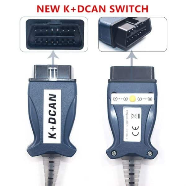Ediabas – câble de Diagnostic OBDII pour BMW INPA, Interface USB avec puce FT232RL, E46 K CAN K INPA KCAN DCAN BMW – Compatible ISTA & INPA