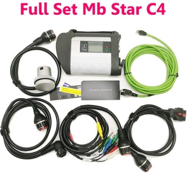 MB STAR C4 SD Connect Compact C4 outil de Diagnostic de voiture, puce complète, logiciel 2022.06 Mb star multiplexeur avec WIFI – Valise OBD pour mercedes