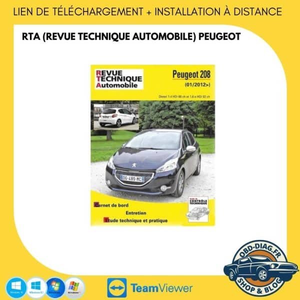 RTA (revue technique automobile) Peugeot – TELECHARGEMENT