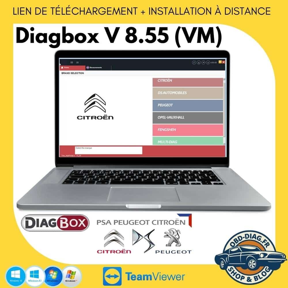 Diagbox V 8.55 (VM)