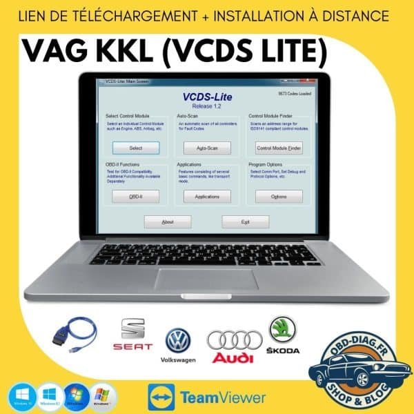 VAG KKL (VCDS LITE) MACHINE VIRTUELLE